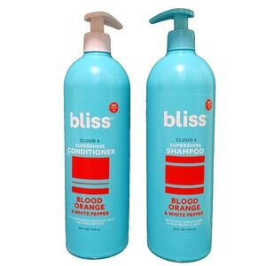 Bliss Cloud 9 Blood Orange White Pepper Supershine Shampoo & Conditioner 32oz ea